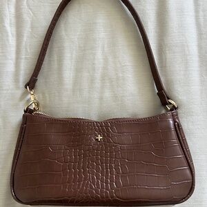 Peta + Jain Piper Brown Faux Croc Bag